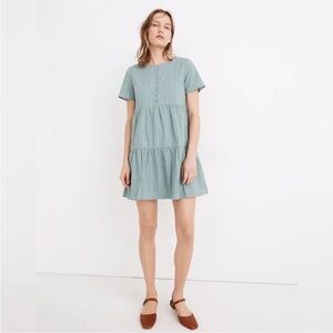 Madewell Light Blue Mini Dress